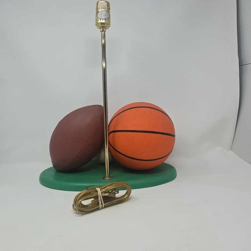 Sports Theme Lamp Mini Football Basketball Baseball Kids Molten Spalding Champro